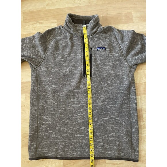 Patagonia Men’s Better Sweater 1/4 Zip Fleece Size Large Khaki - Picture 8 of 10